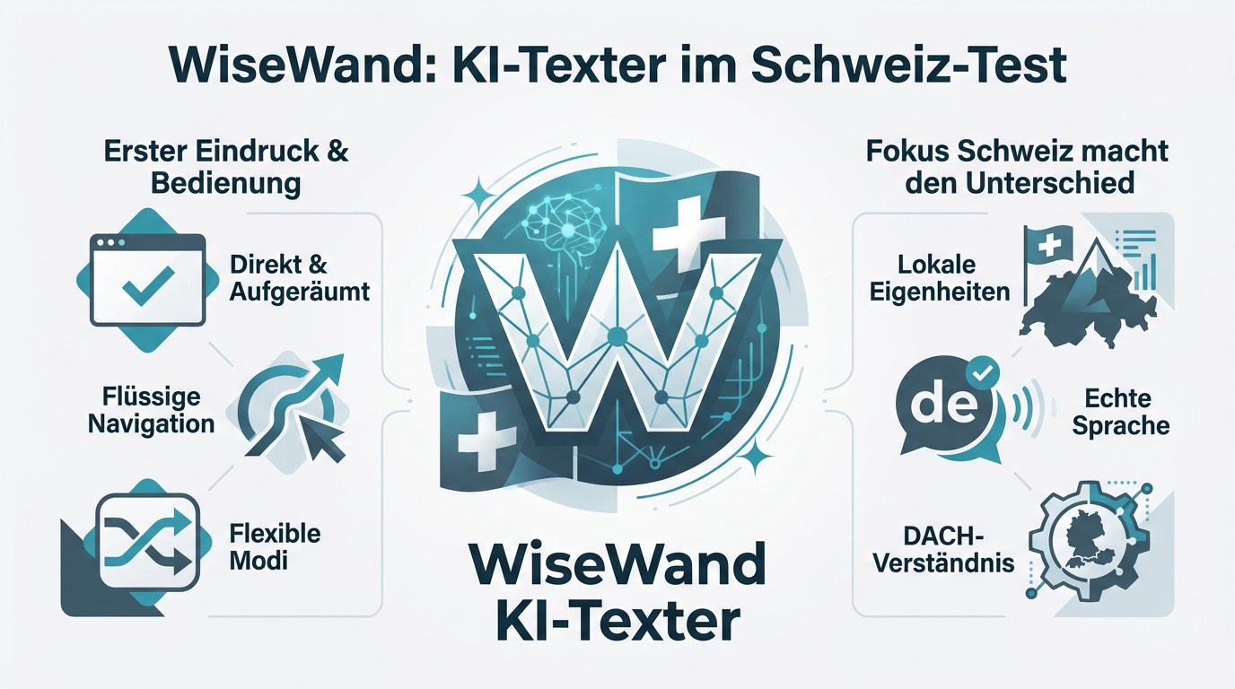 WiseWand SEO KI-Texter Test Schweiz