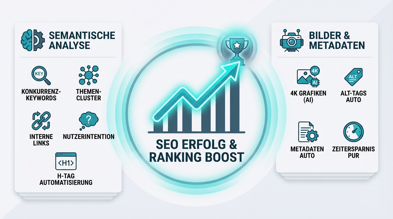 SEO Erfolg durch semantische Analyse und automatisierte Medien mit WiseWand